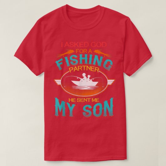 Fête des pères Il M'A Envoyé Mon Fils T-shirt (Design devant)