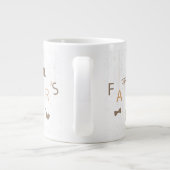 Fête des pères Jumbo Mug (Dos)