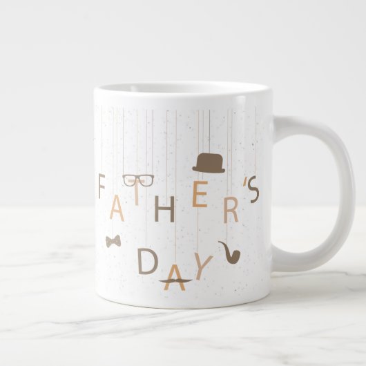 Fête des pères Jumbo Mug (Droite)