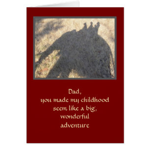 FÊTE DES PÈRES/MERCI POUR LES AVENTURES