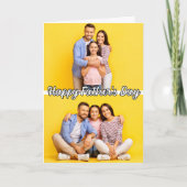 Fête des pères Modèle personnalisée 2 photos (Devant)