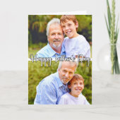 Fête des pères Modèle personnalisée 2 photos sur m (Devant)