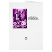 FÊTE DES PÈRES MUSICALE CHAT ET OWL rose violet bl (Dos)