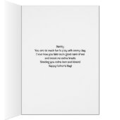 Fête des pères papa de Bichon avec photo Frame (Intérieur (Droit))