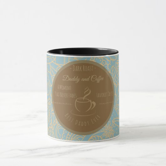 Fête des Pères, Papa et Café, Meilleur Papa Mug (Centre)