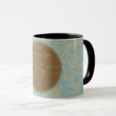 Fête des Pères, Papa et Café, Meilleur Papa Mug (Devant droit)