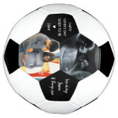 Fête des pères Papa sera 2 photo personnalisée (Tourné)