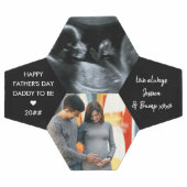 Fête des pères Papa sera 2 photo personnalisée (Plat)