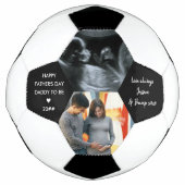 Fête des pères Papa sera 2 photo personnalisée (Devant)