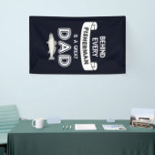 Fête des pères pêchant la grande bannière de (Salon professionnel)