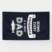 Fête des pères pêchant la grande bannière de (Horizontal)