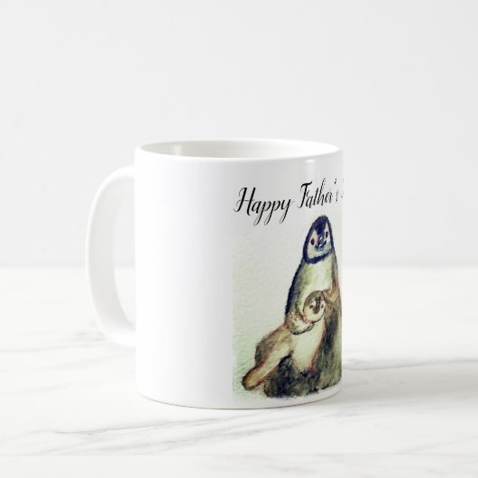 Fête des pères Penguins Mug (Devant gauche)