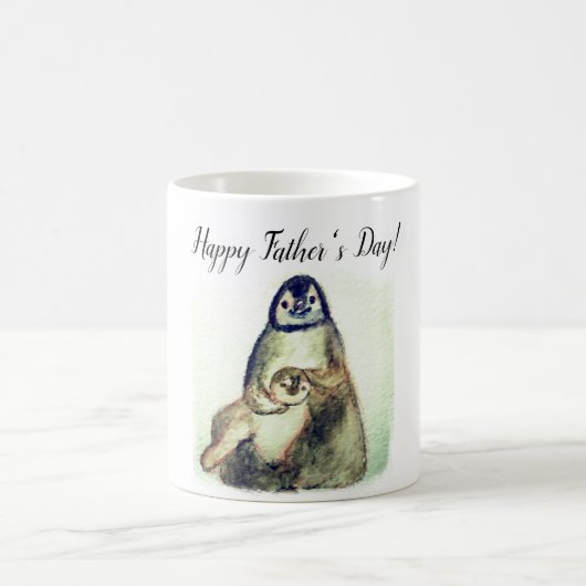 Fête des pères Penguins Mug (Centre)