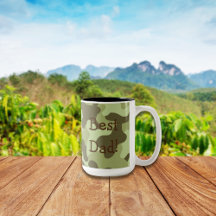 Fête des pères personnalisée Camouflage Mug