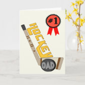 Fête des pères personnalisée / Carte de voeux d'an (Fleur jaune)