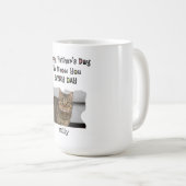 Fête des pères personnalisée Chat Mug (Devant droit)