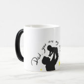 Fête des pères personnalisée de tasse (Devant gauche)