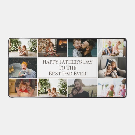 Fête des pères personnalisée Meilleur papa Jamais  (Recto)