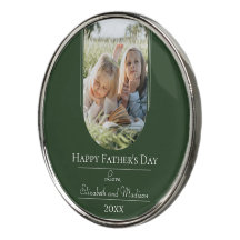 Fête des pères photo Arch moderne | Emerald Green
