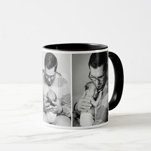 Fête des pères Photo Mug (Devant droit)