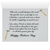 FÊTE DES PÈRES RAPPELER LA CARTE DES OUTILS DE PÂT (Intérieur Horizontal (Bas))