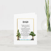 Fête des pères Religieuse / Carte Anniversaire Bib (Devant)