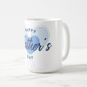 Fête des pères Tennis Café Mug (Devant droit)