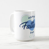 Fête des pères Tennis Café Mug (Devant gauche)
