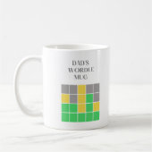 Fête des pères Wordle Mug (Gauche)