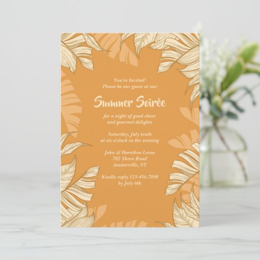 Fête d'été des Fronds Invitation (Debout devant)