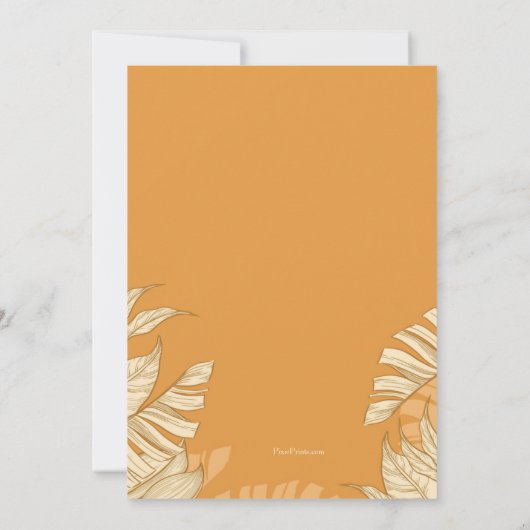 Fête d'été des Fronds Invitation (Dos)