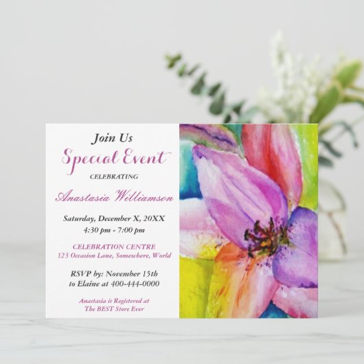 FÊTE D'ÉTÉ INVITATION (Debout devant)