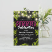 Fête d'été Invitation d'anniversaire (Debout devant)