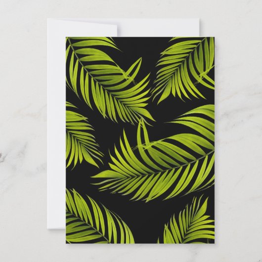 Fête d'été Invitation d'anniversaire (Dos)