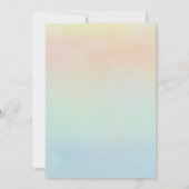 Fête d'été Invitation de fête d'anniversaire (Dos)