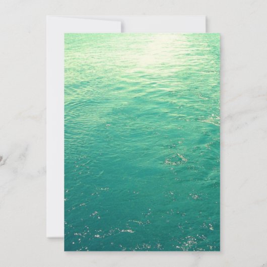 Fête d'été Lakeside/Fête Invitations sur mesure (Dos)