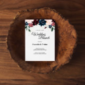 Fête d'été Mariage Brunch Invitation