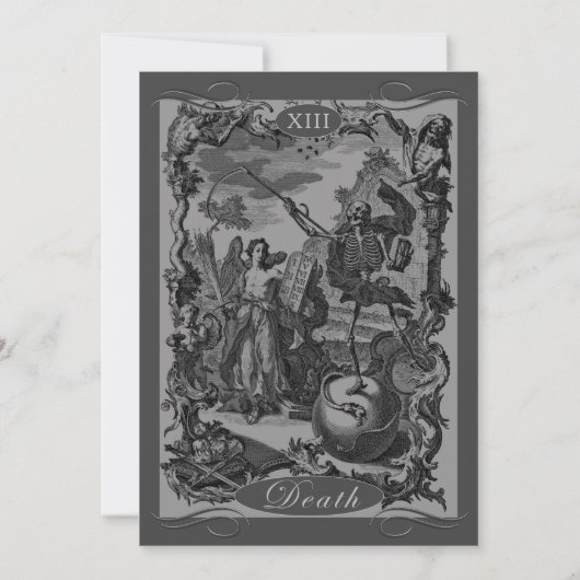 Fête d'Halloween de la carte Tarot (Dos)