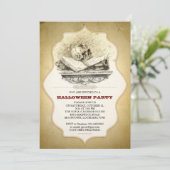 fête d'Halloween effrayante cassé des invitations  (Debout devant)