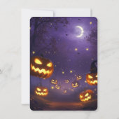 Fête d'Halloween Invitation de fête - Pum Éffrayan (Dos)