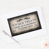 Fête d'Halloween nourriture ou boisson Étiquette n (Enveloppe)