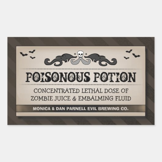 Fête d'Halloween nourriture ou boisson Étiquette n (Devant)