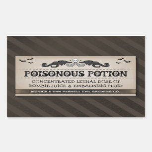 Fête d'Halloween nourriture ou boisson Étiquette n