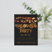 Fête d'Halloween personnalisée, carte de sauvegard (Debout devant)