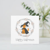 Fête d'Halloween simple mais élégante | Invitation (Debout devant)