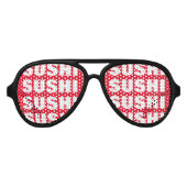 Fête d'obsession du sushi lunettes de soleil (Devant)