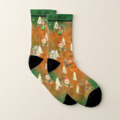 Fête Doux moche mignonne Animaux Orange Vert (Paire)