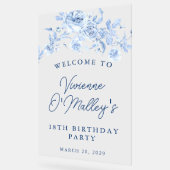 Fête du 18e anniversaire Bienvenue Rose bleu Flora (Angle)