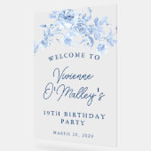 Fête du 19e anniversaire Bienvenue Rose bleu Flora (Angle)