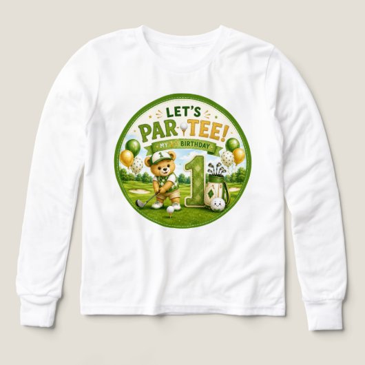 Fête du 1er anniversaire de golf (Motif recto)